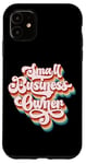 iPhone 11 Small Business Owner Bold Retro Typography Case