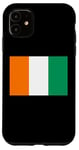 Coque pour iPhone 11 Drapeau de la Côte d'Ivoire Fier Patriote Souvenir Fan Patriotique