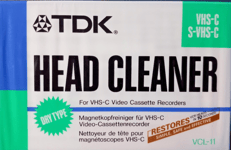 Cassette k7 TDK  nettoyage cleaner VHS-C VCL 11 sous blister