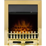 Adam Blenheim Electric Inset Fire - Brass