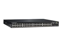 Dell Powerswitch N3248p-On - Switch - L3 - Administrerad - 48 X 10/100/1000 (Poe+) + 4 X 10 Gigabit Sfp+ + 2 X 100 Gigabit Qsfp28 - Främre Till Bakre Luftflöde - Rackmonterbar - Poe+ - Campus Smart Value