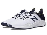 New Balance Chaussures de golf Fresh Foam Roav pour homme, Blanc/bleu marine, 44 EU