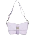 Expatrié Petit Sac à Bandoulière Femme Violet - Bobby - Crossbody Puffer Bag en Nylon - Sac à Main avec Boucle & Fermeture Éclair - Sac Doudoune en Tissu - Résistant à l'eau