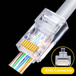 RJ45 Plug RJ45 Connector Cables Module Plug Network Connector Ethernet Cable