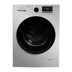 Brandt - Lave-linge hublot LLC124S - 12 kg - L60cm - Induction - 1400 trs/min -Silver