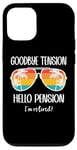 Coque pour iPhone 12/12 Pro Goodbye Tension Hello Pension Happy Retirement 25 Im Retired