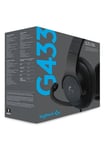 Logitech - G433 7.1 Surround Gaming Headset Sort