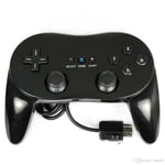 Manette De Jeu Classique Filaire Pour Nintendo Wii Noir