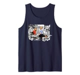 Friends Rachel & Phoebe On Ross Danger Unagi Scene Tank Top