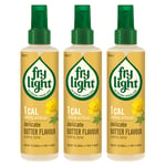 Fry Light 1Cal Delicate Butter Cooking Spray 190ml x 3