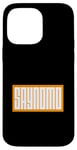 Coque pour iPhone 14 Pro Max Orange SAYNOMO (Say No More) Orange Color Graphic