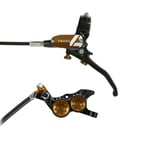 Hope Tech 4 V4 Disc Brake - Colours Black / Bronze No Rotor Front LH Standard Hose 1600mm Black/Bronze