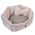 TIAKI Fluffy Bone hundeseng  - L 50 x B 40 x H 20 cm