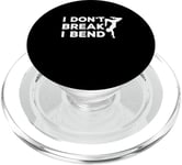 I Don't Break I Bend Acrobatics And Gymnastics PopSockets PopGrip pour MagSafe