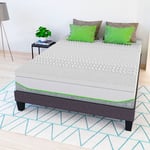 Literie Surmatelas nuage 140x190 cm Mémoire de forme & Zonage de confort - Olympe