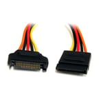 STARTECH 30cm 15 pin SATA Power Extension Cable