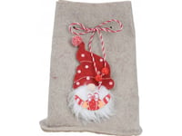 Home Styling Collection Juldekoration Julpåse Med Tomte, 12 X 14,5 Cm