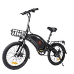 Kukirin V1 Pro elcykel, 350W motor, 7,5AH batteri, 20''×2,125'' däck, 40-45KM/H