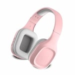 Manta Wireless Over Ear Headphones for Kids - Headphones with Bluetooth for Kids - Bluetooth Headphones with Microphone - Kids Headphones with Duration up to 8 Hours - Volume Limit for Children - Pink