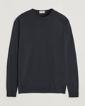 John Smedley Lundy Extra Fine Merino Crew Neck Black