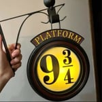 Metall vägglampa present till 20-årsjubileum filmälskare, Harry Potter Hanging 9 3/4 Nattlampa