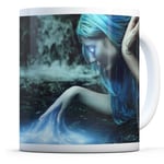 Awesome Blue Magic Witch - Drinks Mug Cup Kitchen Birthday Office Fun Gift#14095