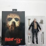 NECA Friday The 13th Figur Leksaker Freddy Jason Voorhees Blod Actionfigur Jason Samlarobjekt Modell Jul Halloween Gåvor No. 6