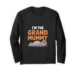 I'm The Grand Mummy Funny Grandma Family Halloween Long Sleeve T-Shirt