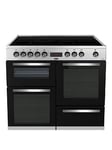 Beko Kdvc100X Freestanding 100Cm Double Oven Range Cooker, Stainless Steel - Cooker With Connection