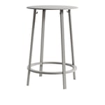 HAY - Revolver Table - Sky Grey - Grå - Barbord - Metall