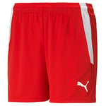 PUMA teamLIGA Shorts, Puma Rouge- Puma Blanc, Taille XS