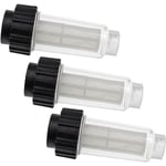 3x Cartouche anticalcaire compatible avec Kärcher k 3.500 t 50, k 3.530 T250, k 3.550 nettoyeur vapeur avec raccord d'eau 3/4' - Vhbw