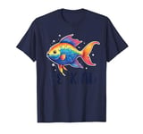 Teacher Life Teaching Back To School Be Kind Rainbow Fish T-Shirt