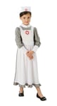 Nurse Costume Childs World Book Day Fancy Dress Girls Historical 20s History