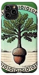 iPhone 11 Pro Oak from Acorn Illustration Tree Lovers mighty Oak tree Case