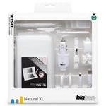 pack accessoires nintendo dsi xl housse stylet chargeur ecouteur range jeux blan