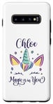 Galaxy S10+ First Name Chloe Personalized I Love Chloe Case