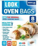 LOOK Healthy Cooking Oven Bag Regular Size 0-3Kg Cooking Roasting-Pack Of 8 Bags