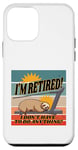 iPhone 12 mini Sloth treadmill relaxed eyes closed humorous retirement lazy Case