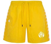 Kappa X MadLions Coney 222 Banda Swimming Short Madlions Slips de Bain Homme, Jaune/Blanc, XL