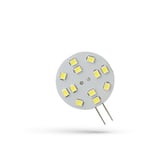 Spectrum 2W LED pære - 12V, 30mm, G4 - Dimbar : Inte dimbar, Kulör : Kall