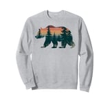 Hiking Hunting Outdoor Camping Forest Bear Men Women Kids Sweatshirt