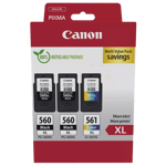 Canon 2x PG-560XL + CL-561XL / 3712C009 CMYK XL rabattpaket - Original