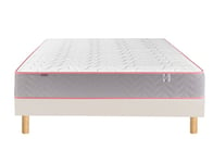 Ensemble Matelas Sommier 140 x 200 Endormi 140x200 + sommier sable + pieds