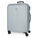 Roll Road Cambodya Valise Grande Beige 53 x 78 x 31 cm Rigide ABS Fermeture à Combinaison latérale 108 l 4,76 kg 4 Roues Doubles