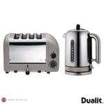 Dualit Classic Kettle & Toaster Set Shadow Grey, 10129 1.7L kettle