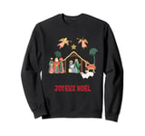 Christmas Around the World France Joyeux Noel Nativity Scene Sweatshirt