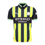 Manchester City Away Jersey Replica 24/25, fotbollsdräkt, unisex