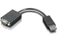 Adapter Av Lenovo Displayport - D-Sub (Vga) Czarny (Dp To Vga Video Cable)