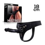 Intoyou Mistress Strapon - 18cm, black